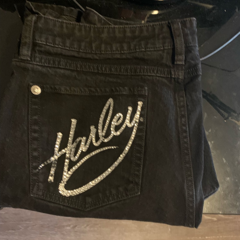 Harley Davidson rhinestone jeans